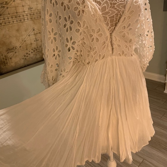 Free People Bella note white eyelet mini dress - Picture 8 of 11